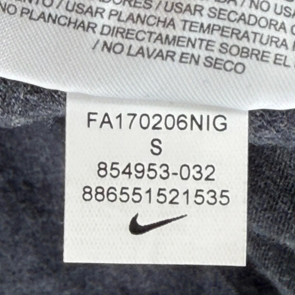 Nike Womens Sportswear Essential‎ Crewneck Sweatshirt Charcoal Grey 854953-032 S